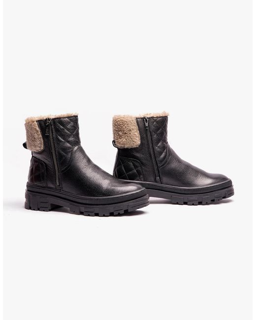 Lotus Black Lavigne Ankle Boots