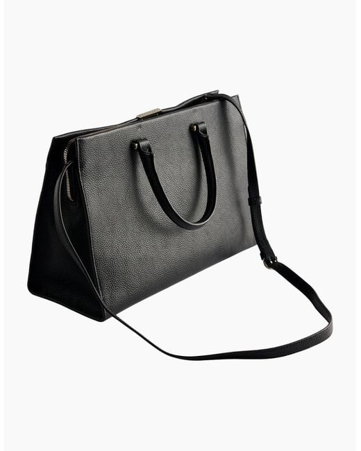 Ted Baker Black Rosane Bar Detail Medium Tote Bag