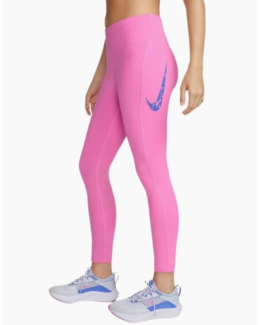 Nike Pink Fast 7/8 Leggings