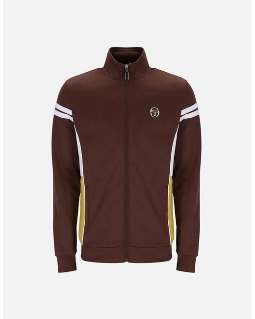 Sergio Tacchini Brown New Mambo Track Top for men