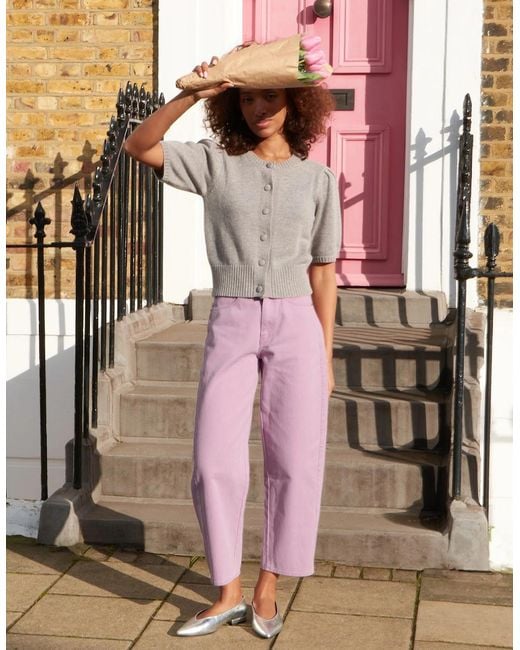 Ro&zo Purple Barrel Leg Jeans
