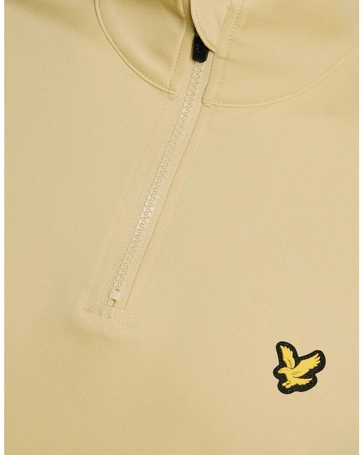 Lyle & Scott Natural Performance 1/4 Zip Midlayer for men