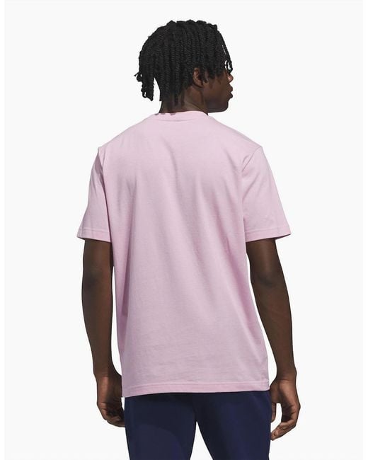 Adidas Pink T-Shirt for men