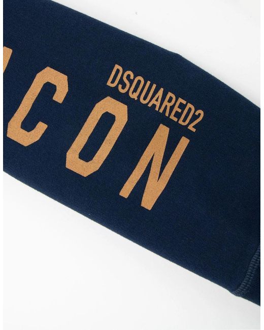 DSquared² Blue Icon Logo Jogging Bottoms 478 for men