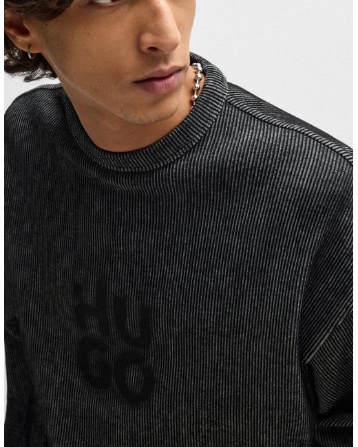 Boss Black Hugo Dinkam Crew Neck Sweatshirt for men