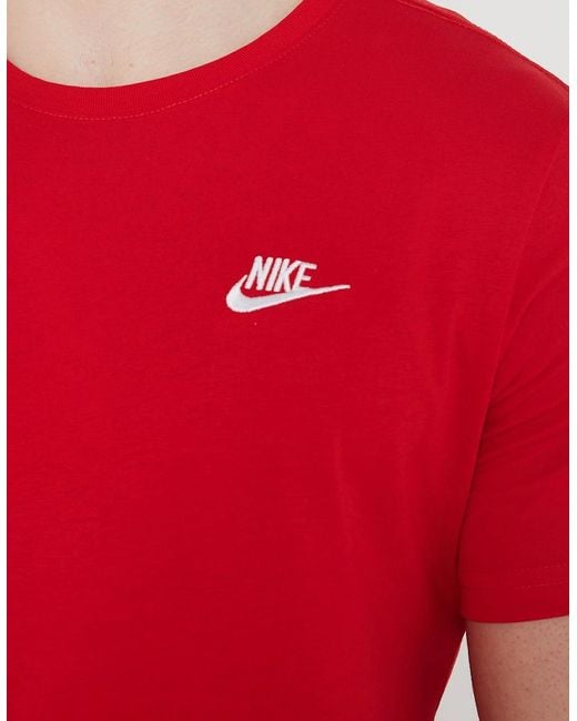Nike Embroidered Logo Swoosh T Shirt for men
