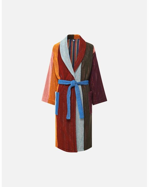 Paul Smith Red Artist Stripe Dressing Gown for men