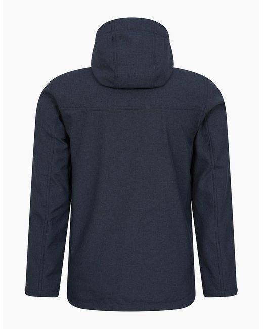 Mountain Warehouse Blue Reykjavik Softshell Windproof Jacket for men