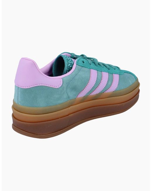 Adidas Blue Originals Gazelle Bold Trainers Sneakers Js3894