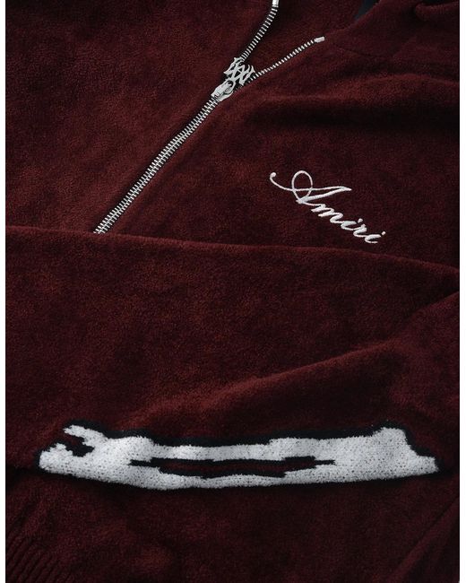 Amiri Red Bones Hoodie
