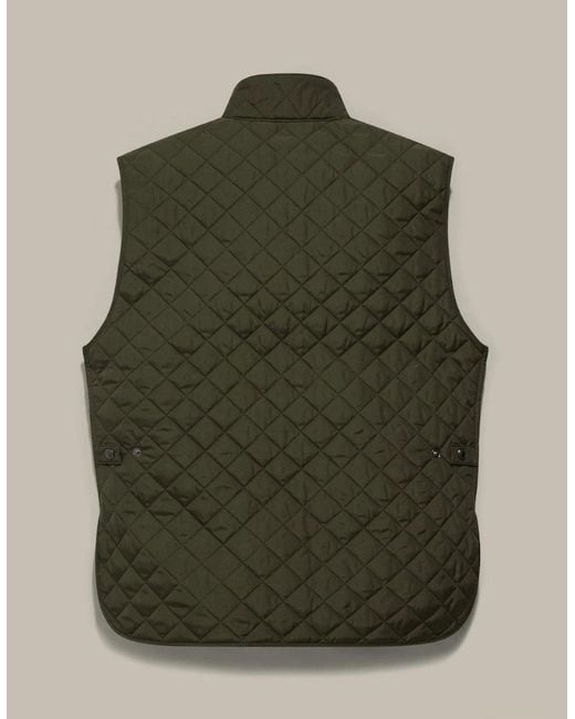 Belstaff Green Icon Gilet Faded for men
