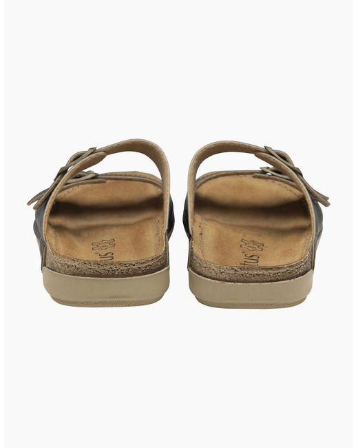 Lotus Brown Rome Mules