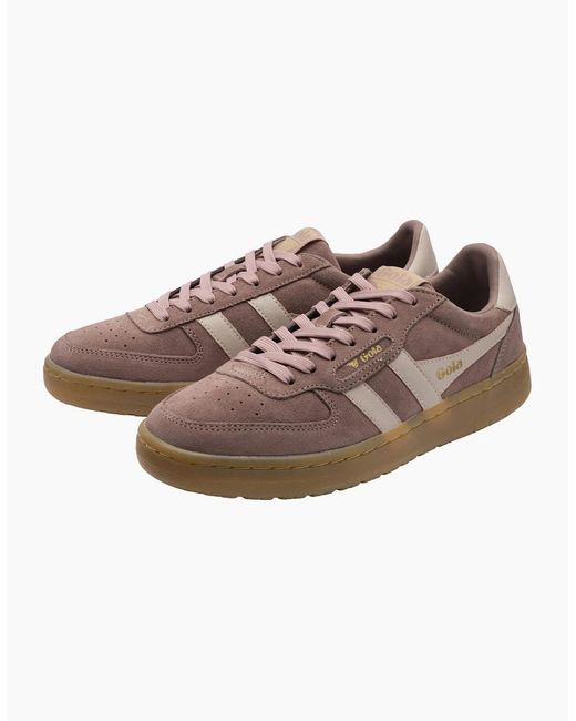 Gola Brown Hawk Suede 86 Trainers