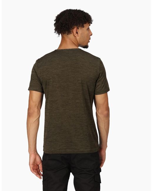 Regatta Black Professional Moisture Wicking T-Shirt for men