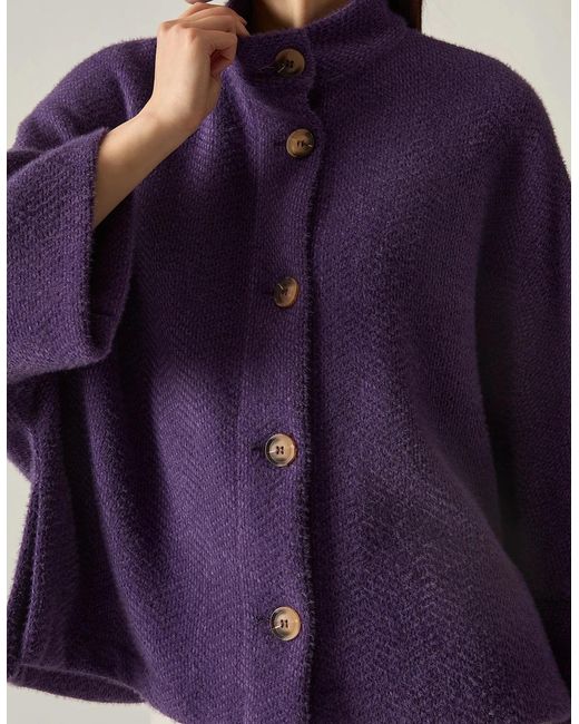 James Lakeland Purple Batwing Jacket