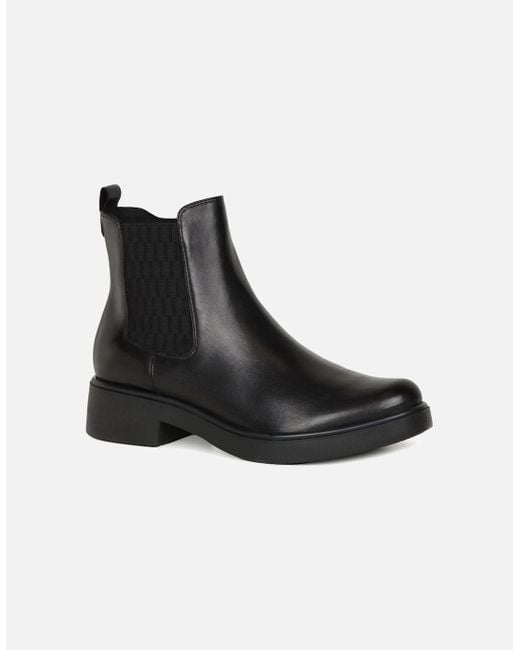 Caprice Black Polly Chelsea Boots