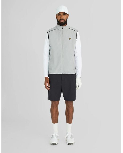 Lyle & Scott Gray Lightweight Packable Gilet for men