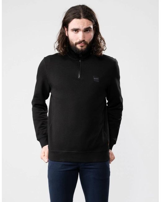 Boss Black Boss Zetrust 1/4 Zip Sweatshirt for men