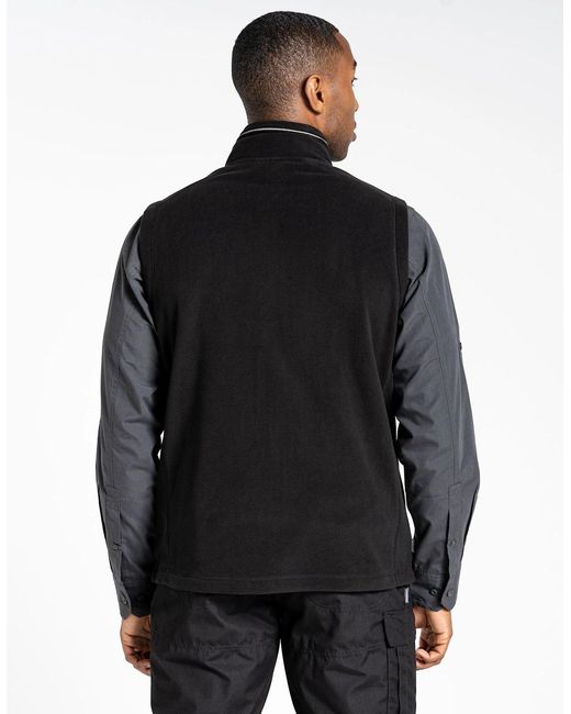 Craghoppers Black Expert Corey Fleece Gilet for men