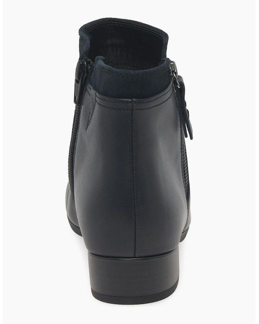 Gabor Black Briano Ankle Boots