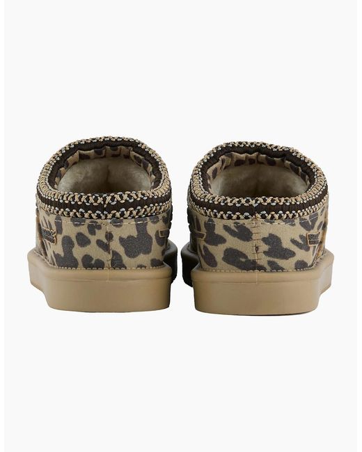 Regatta Brown Ladies Risley Leopard Print Mules