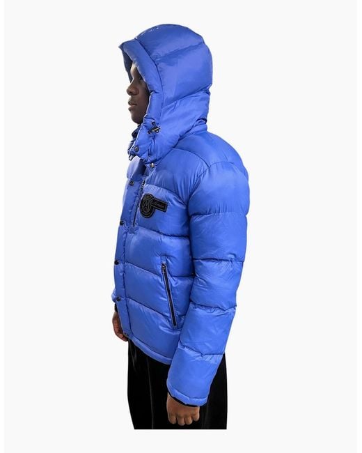 Mercier Blue Puffa Jacket for men