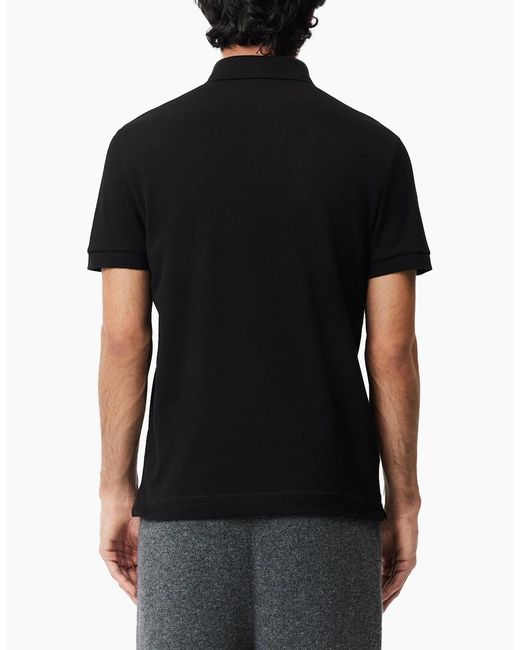 Lacoste Black Ph5522 Paris Stretch Pique Polo for men
