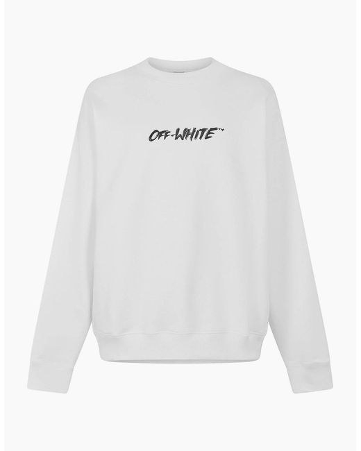 Off-White c/o Virgil Abloh White Crew Sweatshirt for men