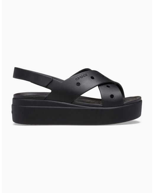 CROCSTM Black Brooklyn 4U Eva Sandals