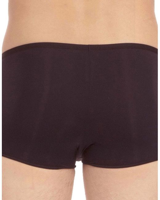 Hom Black Plume Ultra-Light Boxer Trunk for men