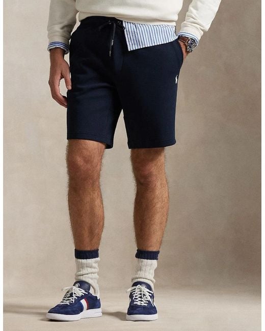 Polo Ralph Lauren Blue Athletic Double Knit Shorts S2-26 039 Aviator for men