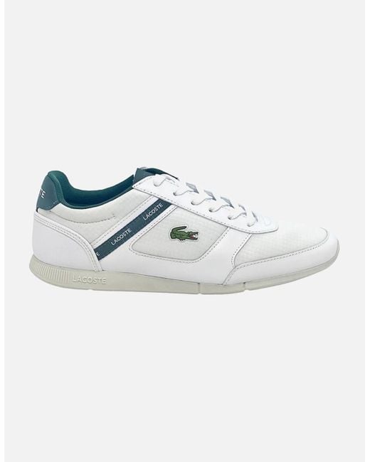 Lacoste White Menerva Sport Trainers for men