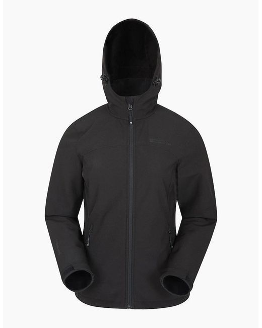 Mountain Warehouse Black Ladies Exodus Breathable Soft Shell Jacket