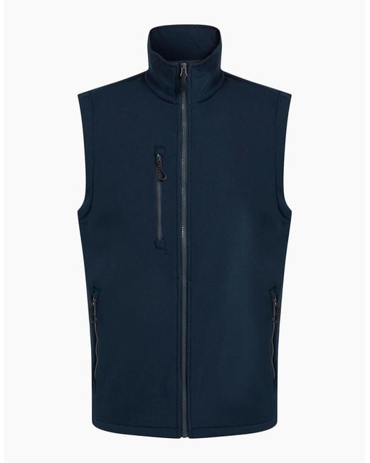 Regatta Blue Professional Softshell 2 Layer Body Warmer for men