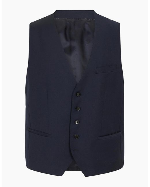 Boss Blue Harvers Vest 224Lc 10245471 for men