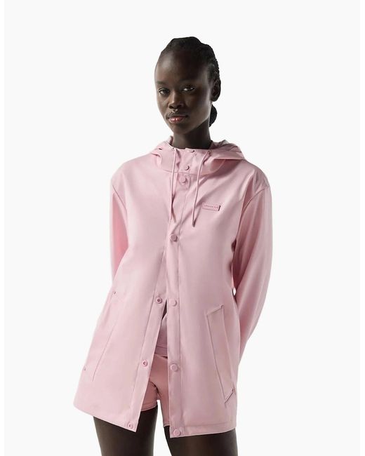 Hunter Pink Izzy Hooded Rain Jacket