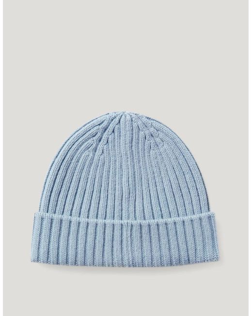 Belstaff Blue Watch Beanie Hat Mist for men