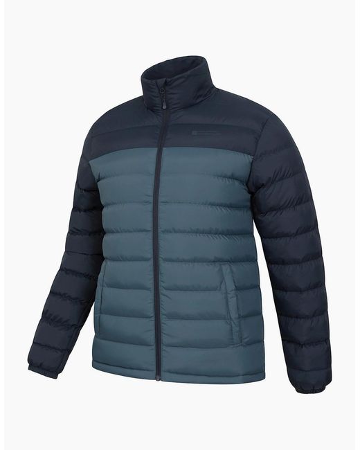 Mountain Warehouse Blue Vista Padded Jacket for men