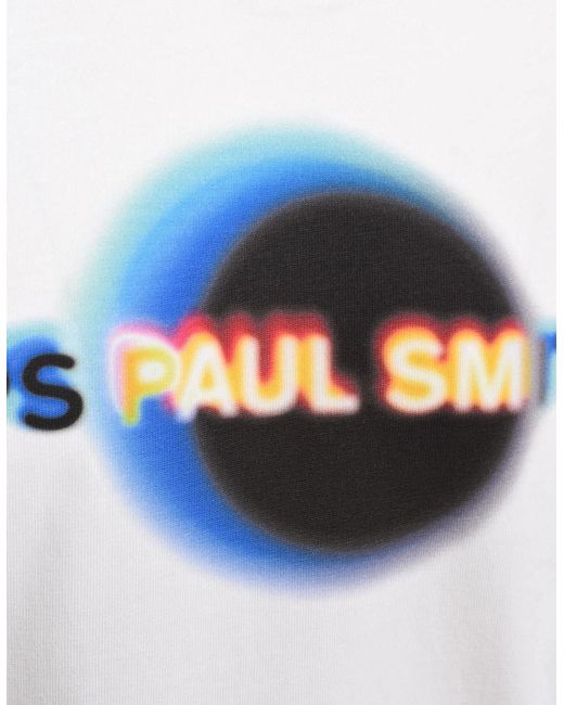 Paul Smith White Eclipse Casual Fit T-Shirt for men
