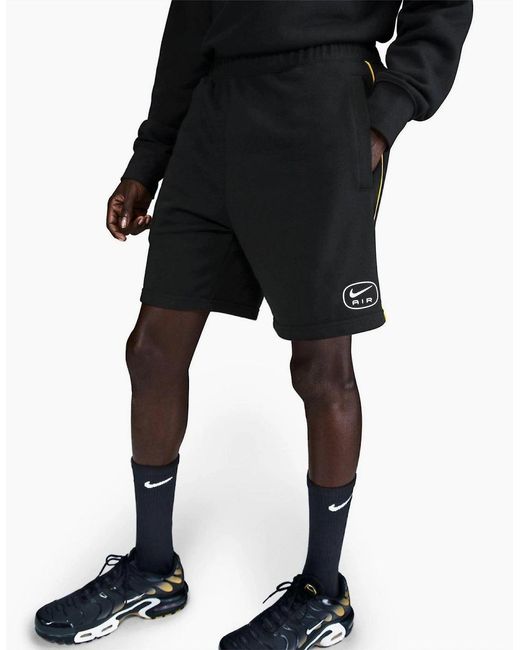 Nike Black Air Bermuda Sweat Shorts for men