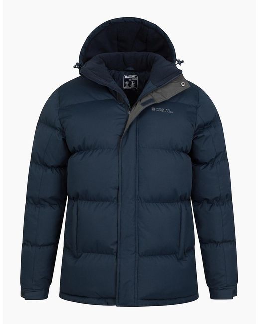 Mountain Warehouse Blue Snow Padded Jacket for men