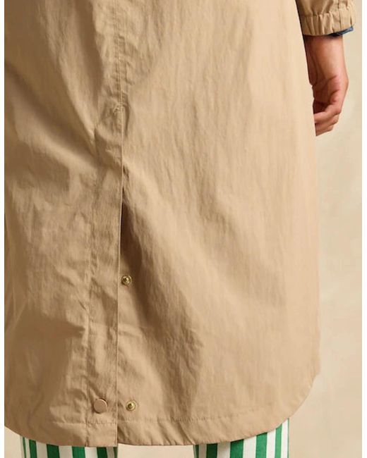 Joules Natural Hensley Longline Coat Tan