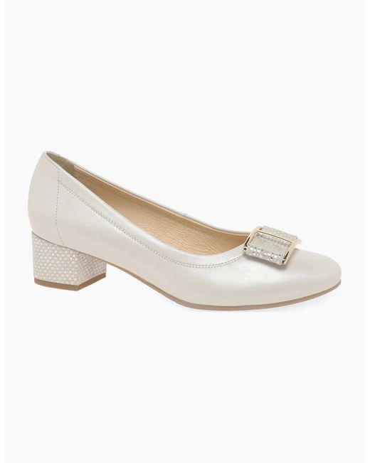 Bioeco White Eloise Court Shoes