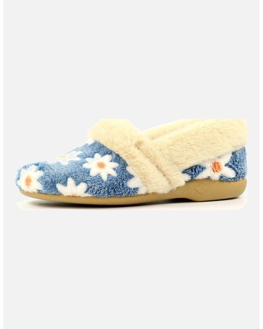 Lunar Blue Ellis Slippers