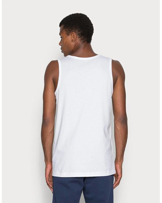 Nike White Swoosh Big Logo Vest/Tank Top for men