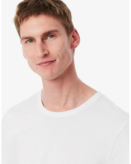 Lacoste White 3-Pack Plain T for men