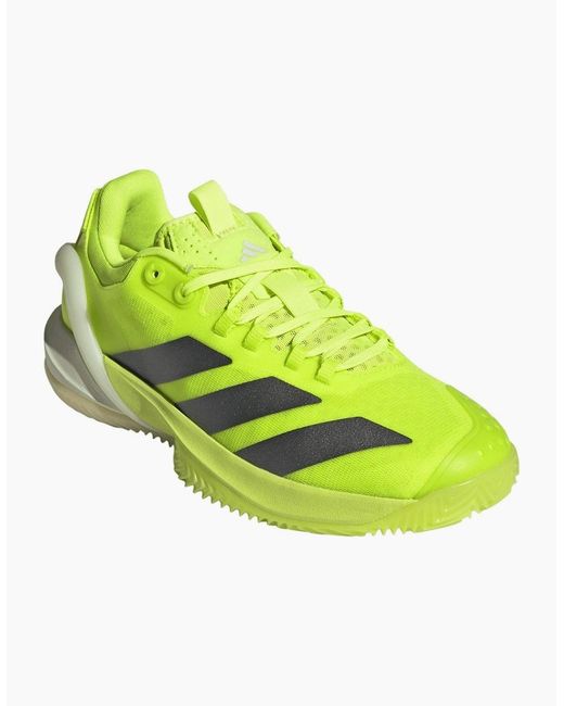 Adidas Yellow Adizero Cybersun 2 Lace-Up Low Top Sneakers