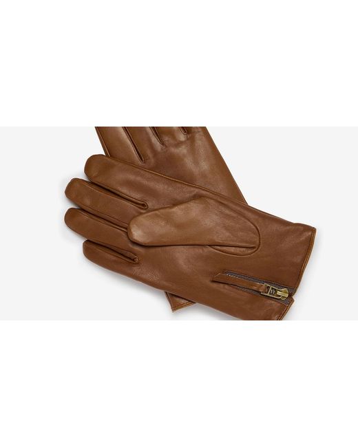 Oliver Sweeney Brown Calf Leather Gloves for men