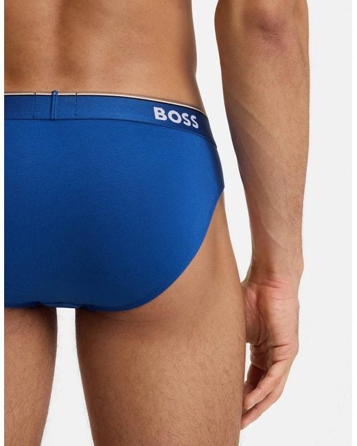 Boss Blue Boss 3 Pack Power Briefs for men