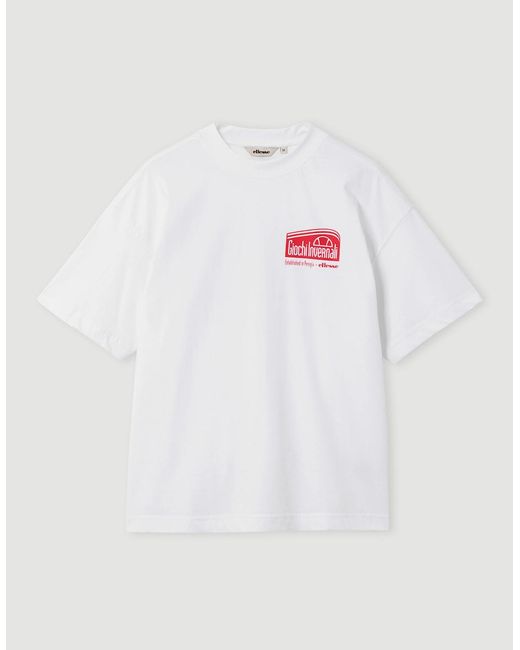 Ellesse White Suaven Tee for men
